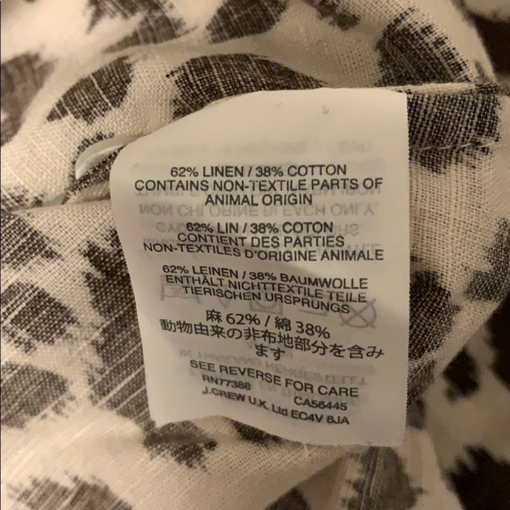 J.Crew Perfect Fit Button Up In Leopard Print - image 7